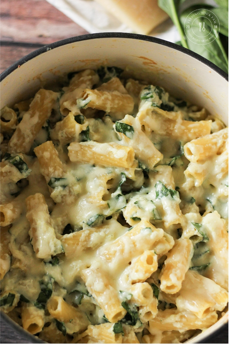 spinach ricotta pasta