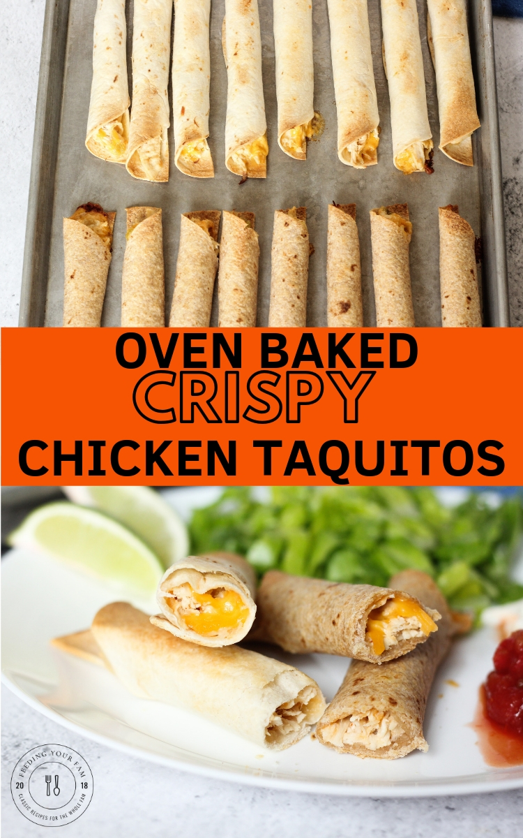 Crispy taquitos dipped in salsa, served with sour cream and garnished with chopped cilantro