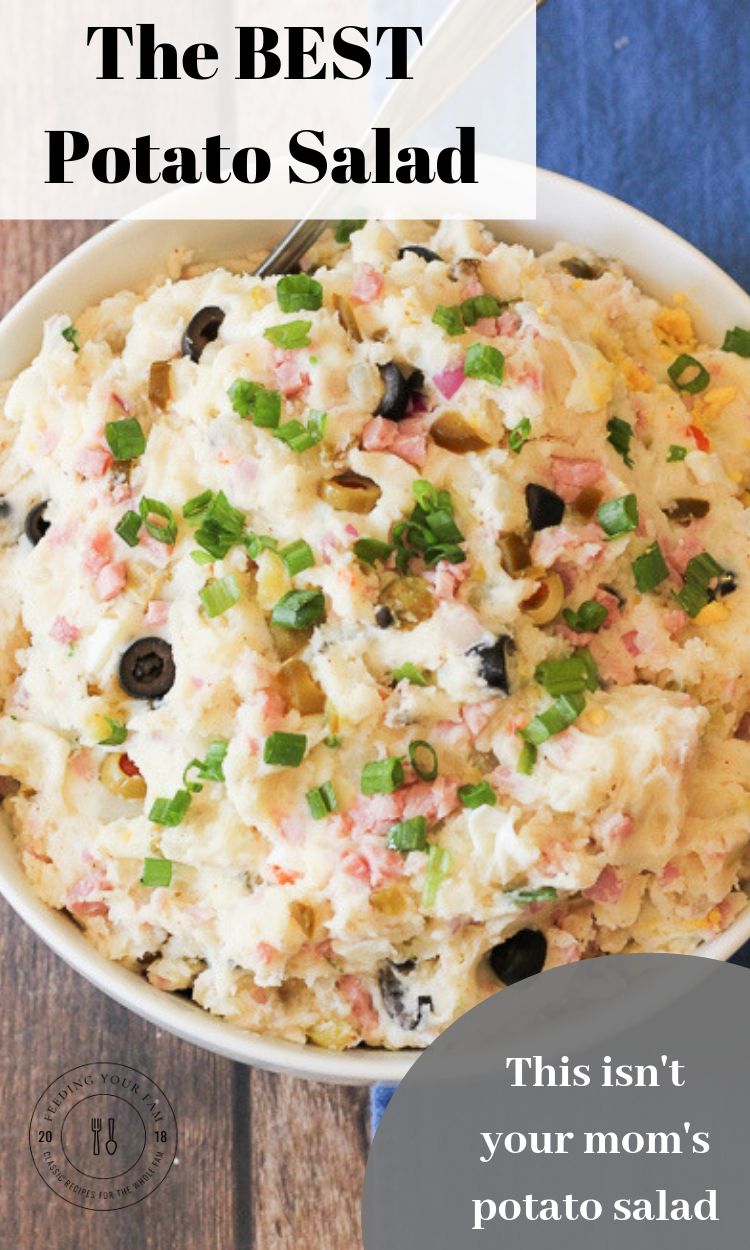 potato salad image with text
