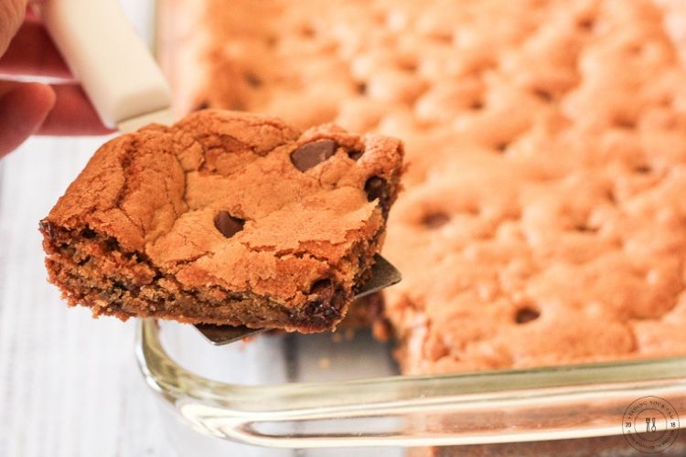 sliced cookie bar