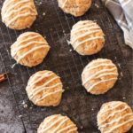 cinnamon biscuits on a cooling rack