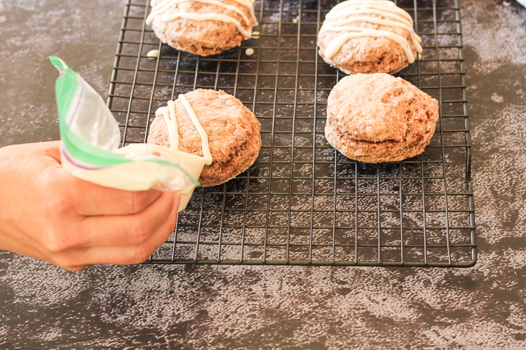 Cream cheese frosting is simple to make and delicious to eat!! #creamcheese #frosting frosting biscuits
