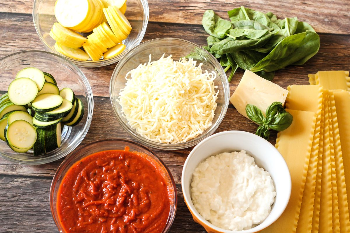 ingredients for lasagna