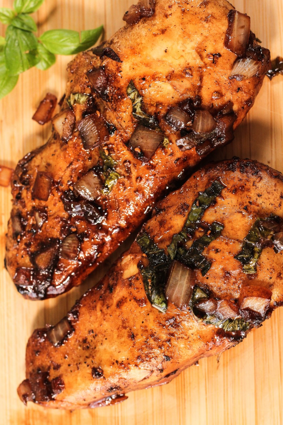 Raspberry Balsamic Glazed Chicken