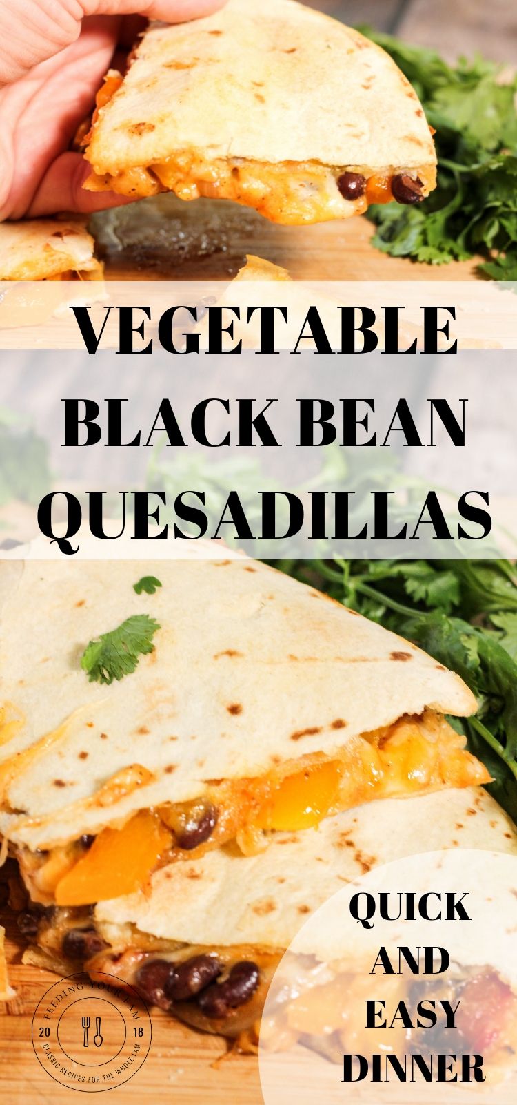 cooked cheese vegetable black bean quesadillas