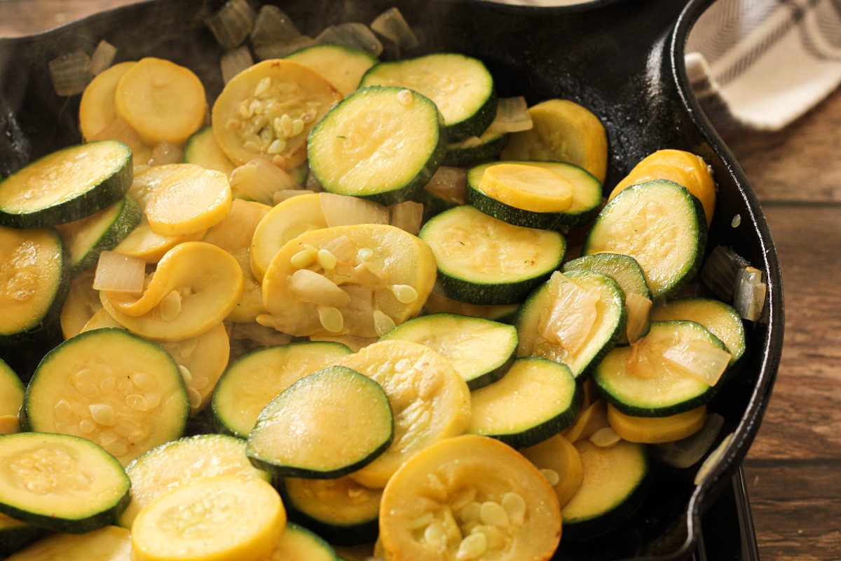 sauteed zucchini and yellow squash