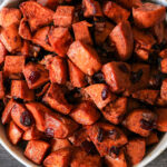 oven roasted sweet potatoes slices