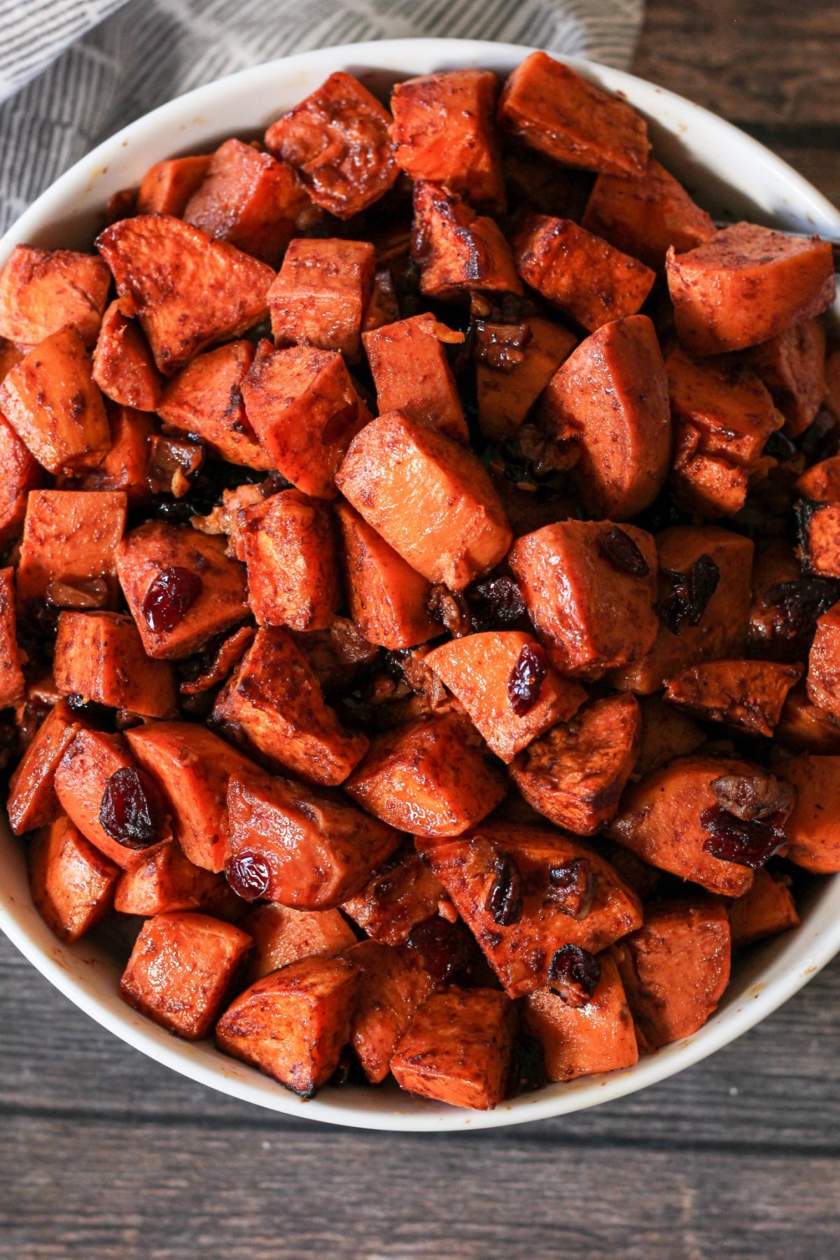 oven roasted sweet potatoes slices