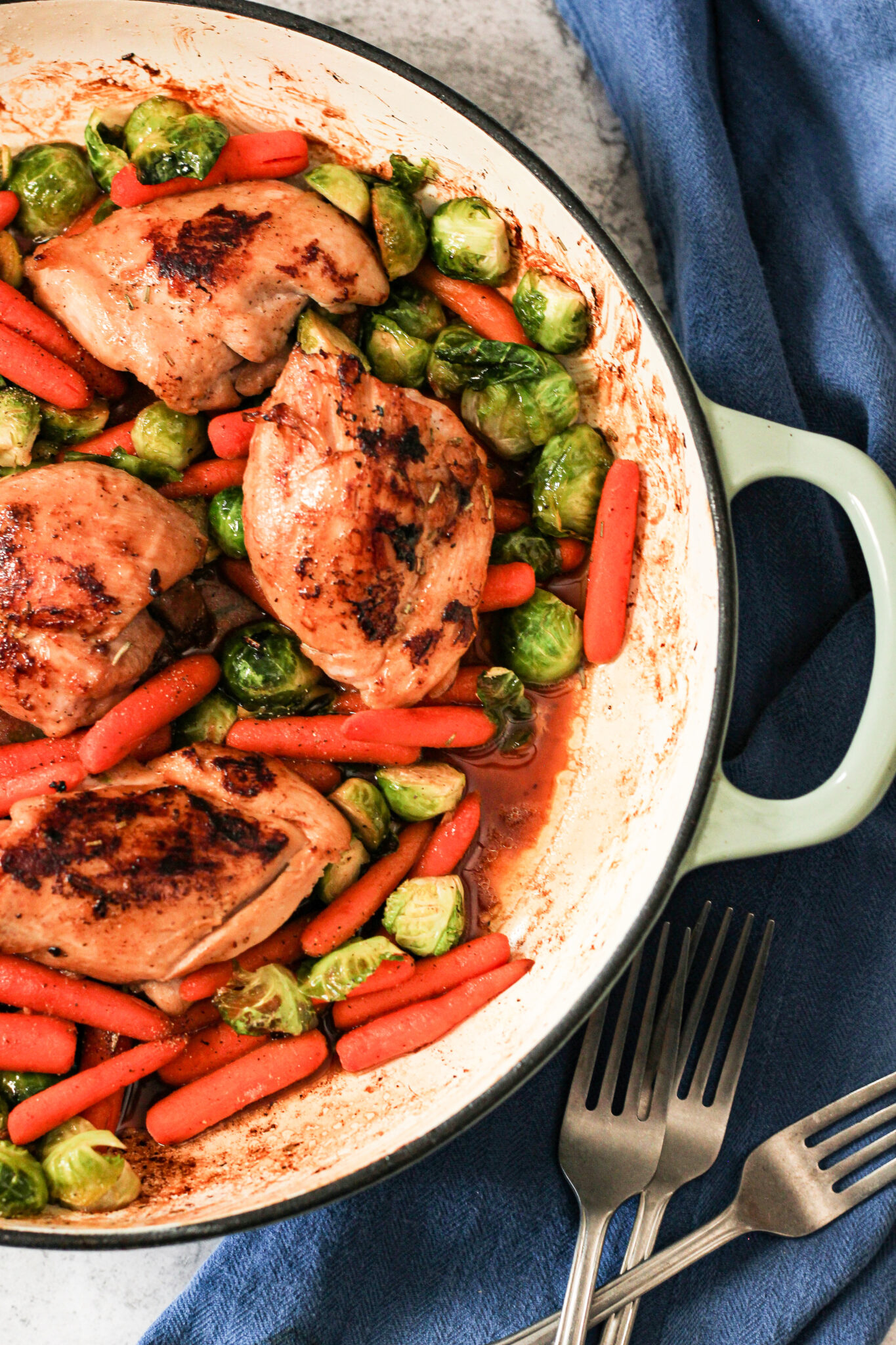 chicken and veggies