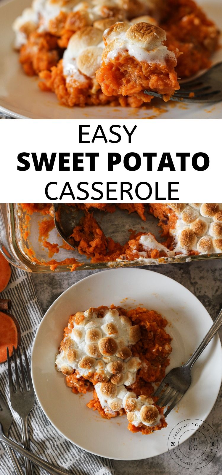 sweet potato casserole pin