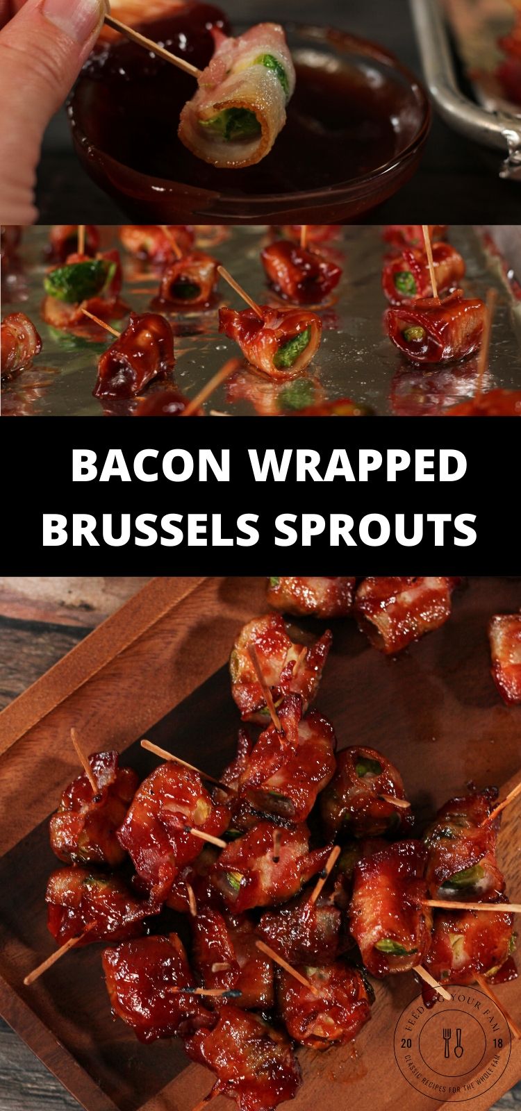 Bacon Wrapped Brussels Sprouts are the most amazing appetizer, side dish or meal on their own!! Our fam is in love with these delicious little bites, this is the best way to eat Brussels Sprouts! bacon wrapped brussels sprouts