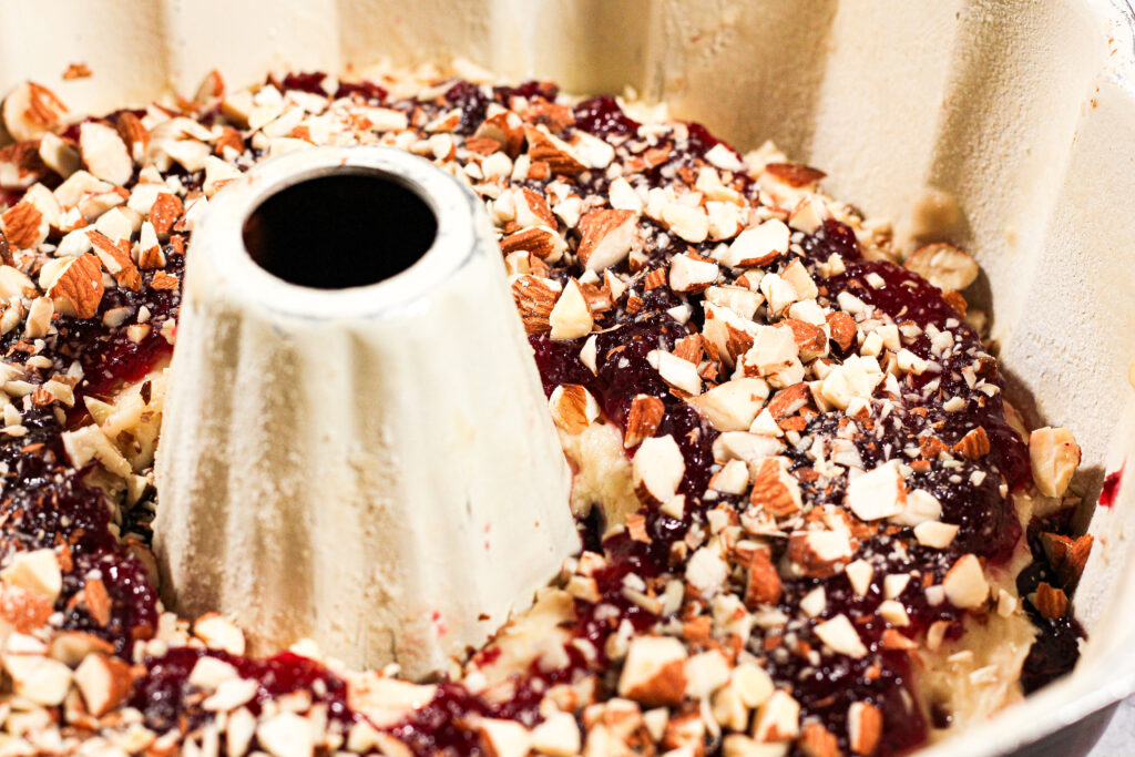 cranberry and almond cake