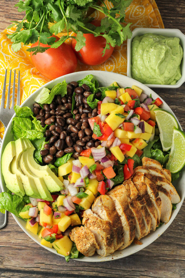 mango chicken salad