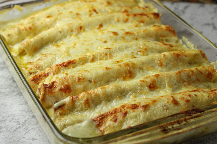 pan of enchiladas