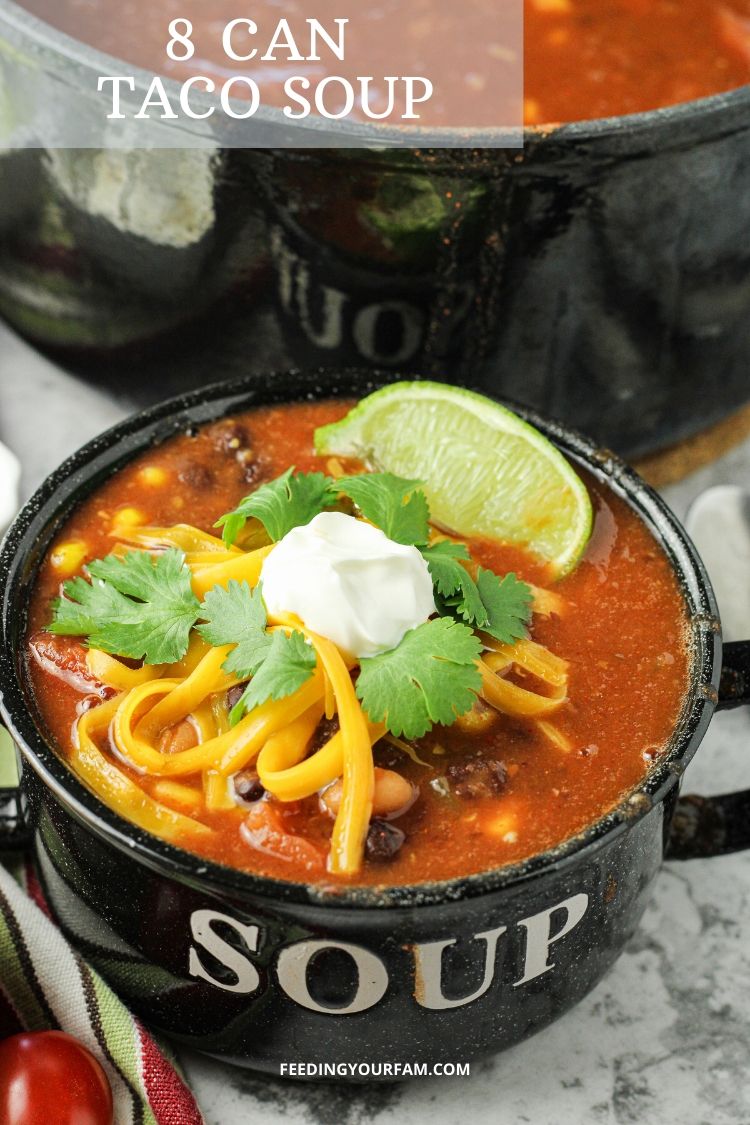 finished taco soup