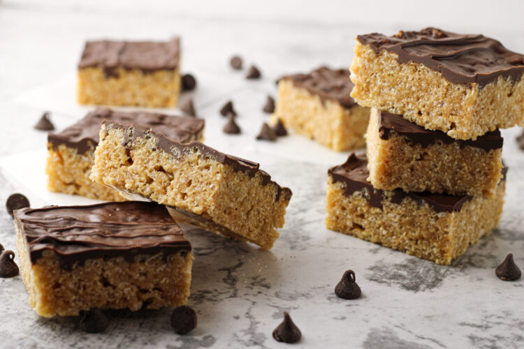 stacks of rice kripsie treats