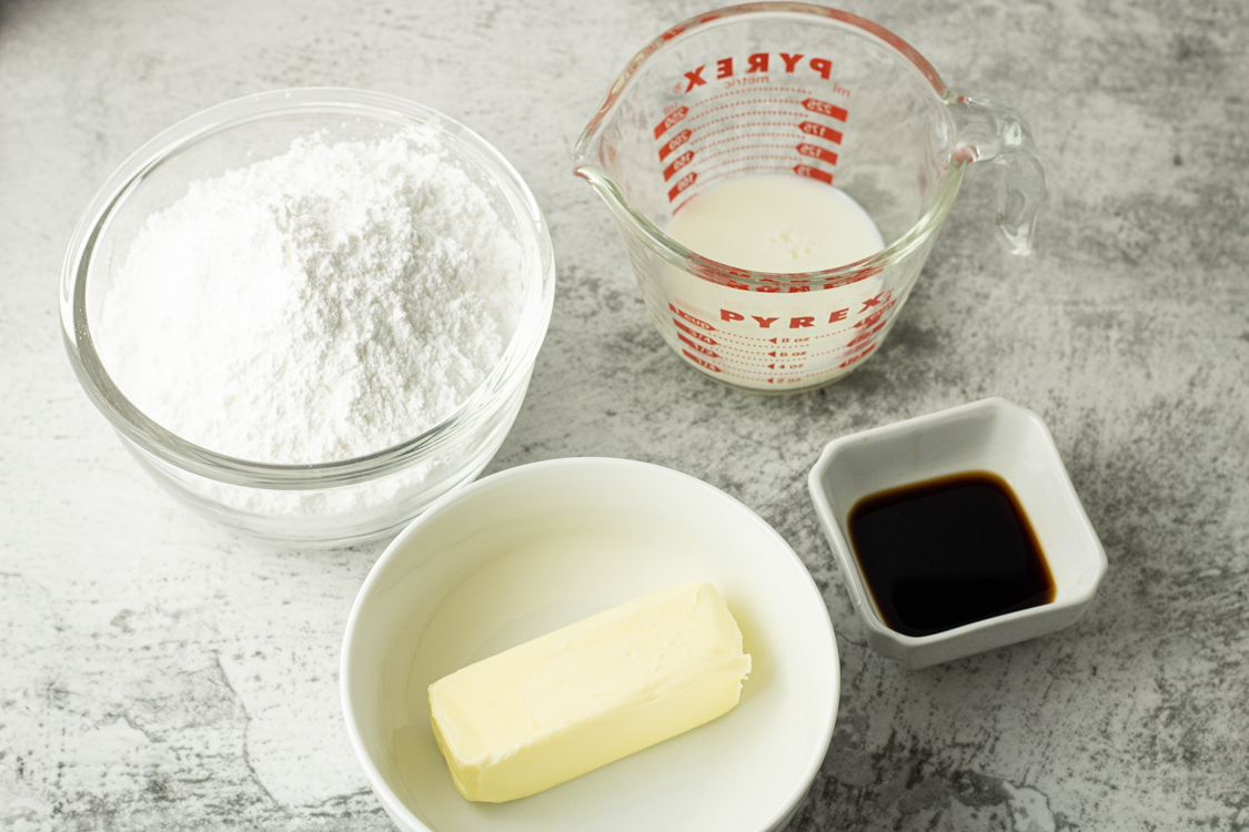 ingredients for frosting