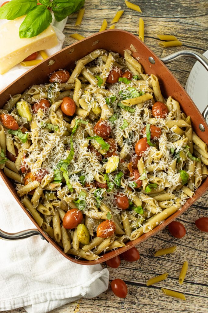 fresh tomato pasta