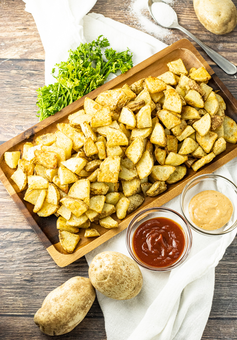 baked potato pieces