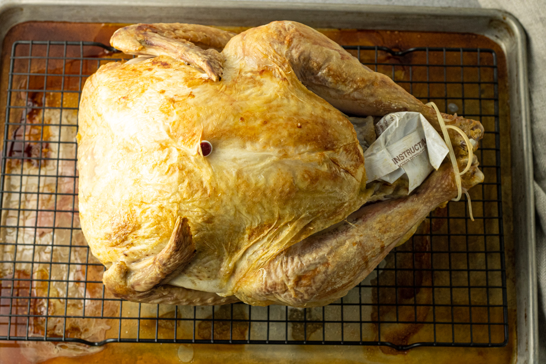 partially cooked turkey from frozen