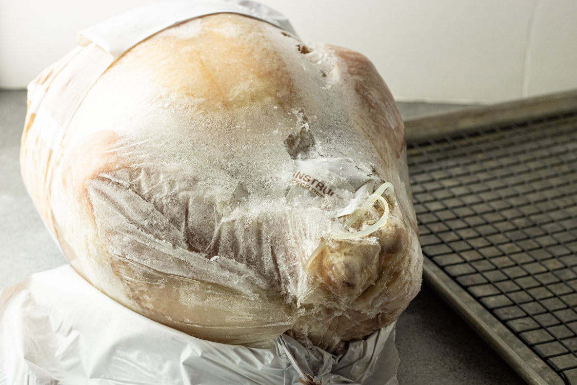 frozen turkey