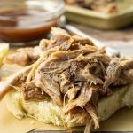 pulled pork on a bun