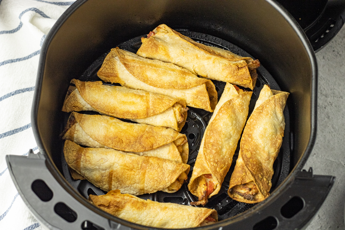 taquitos in an air fryer