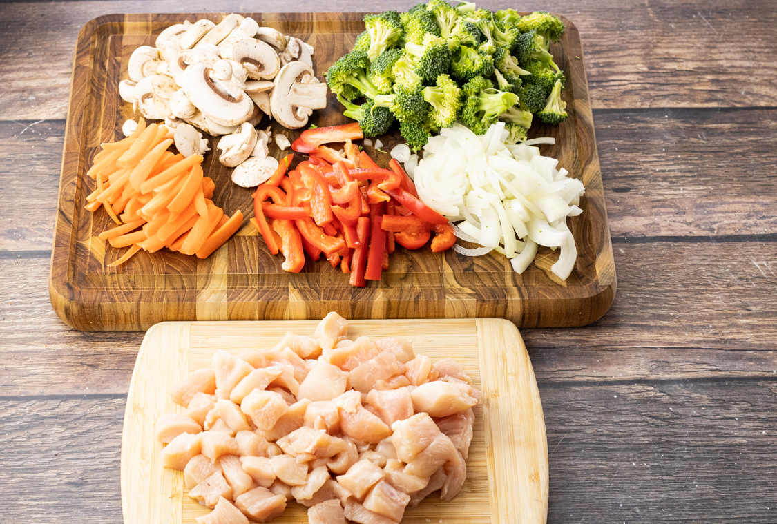 ingredients for stir fry