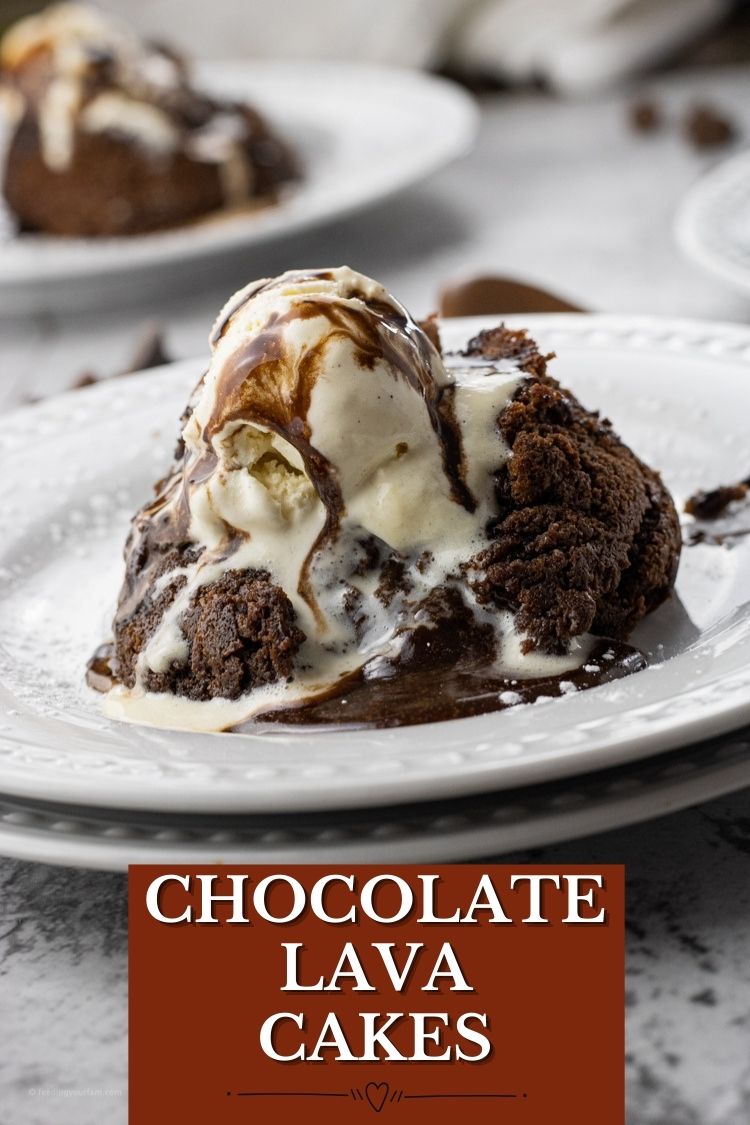 Chocolate Lava Cake is a really easy dessert recipe. Win over the whole fam with this warm chocolate cake with a gooey, melty middle that flows like lava when the outer cake is broken. Such a fun and special treat to make for any special occasion or just to show a little extra love!!