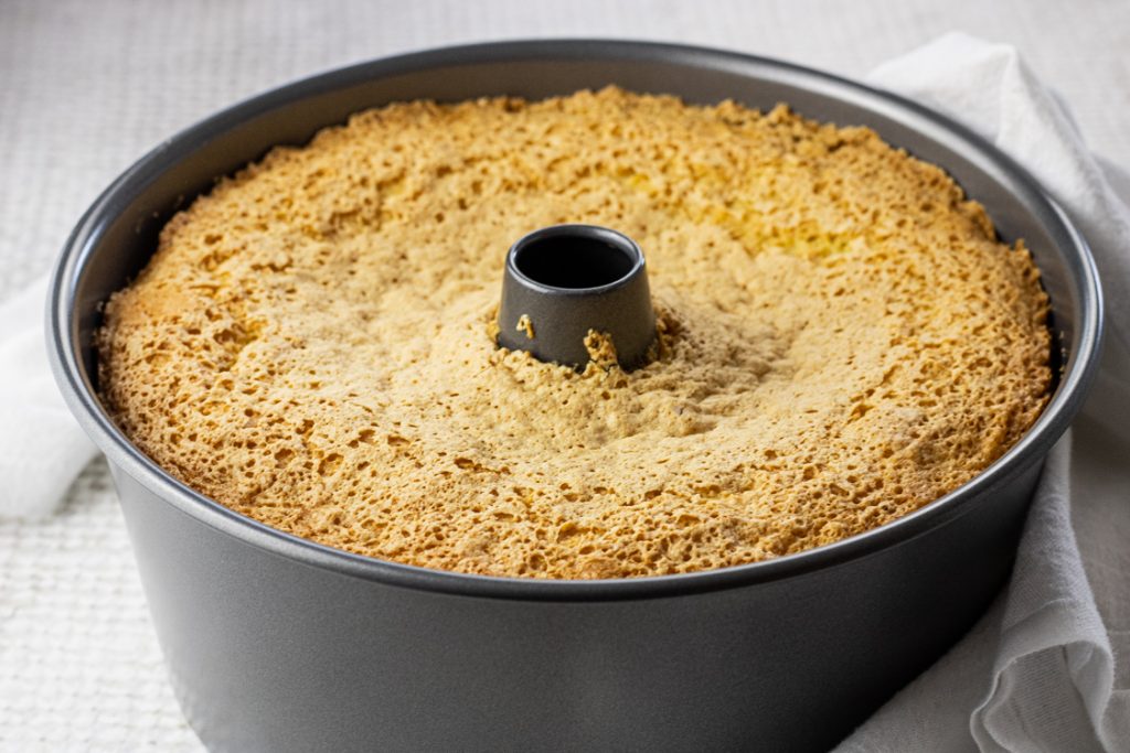 cake in a tube pan
