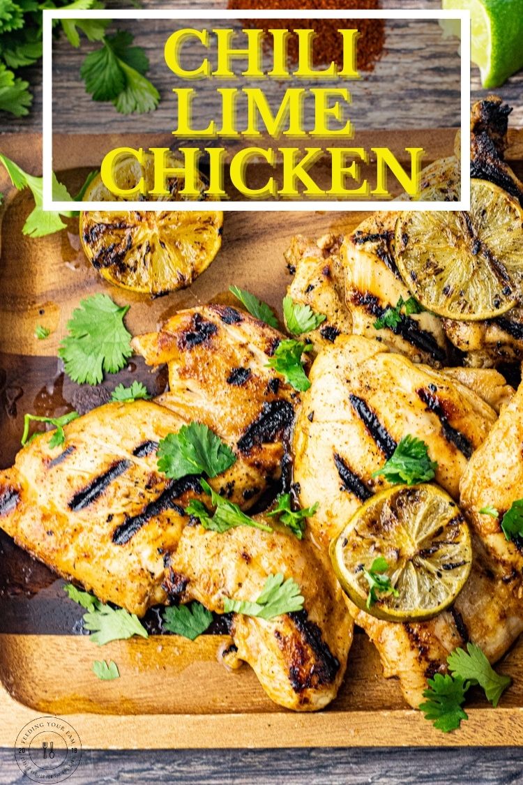 This Chili Lime Chicken Recipe is perfect for making grilled chicken thighs or even chicken breasts. The lime flavor adds a delicious tanginess to the chicken while the marinade is perfectly balanced out with the addition of honey while the chili powder adds a little spicy kick and loads of flavor. 