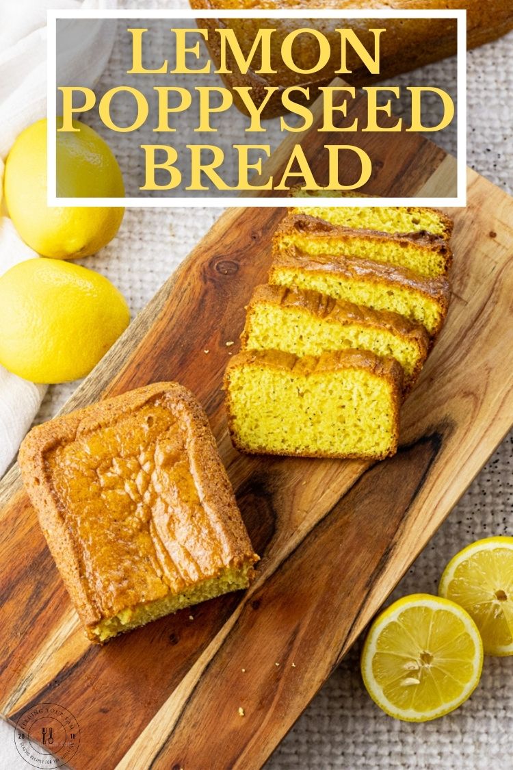 Lemon Poppyseed Bread is a simple, sweet, quick bread that is made with cake mix, pudding mix and other simple ingredients.