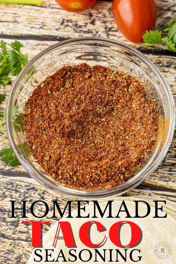small bowl of taco seasoning