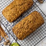 two loaves of zucchini bread