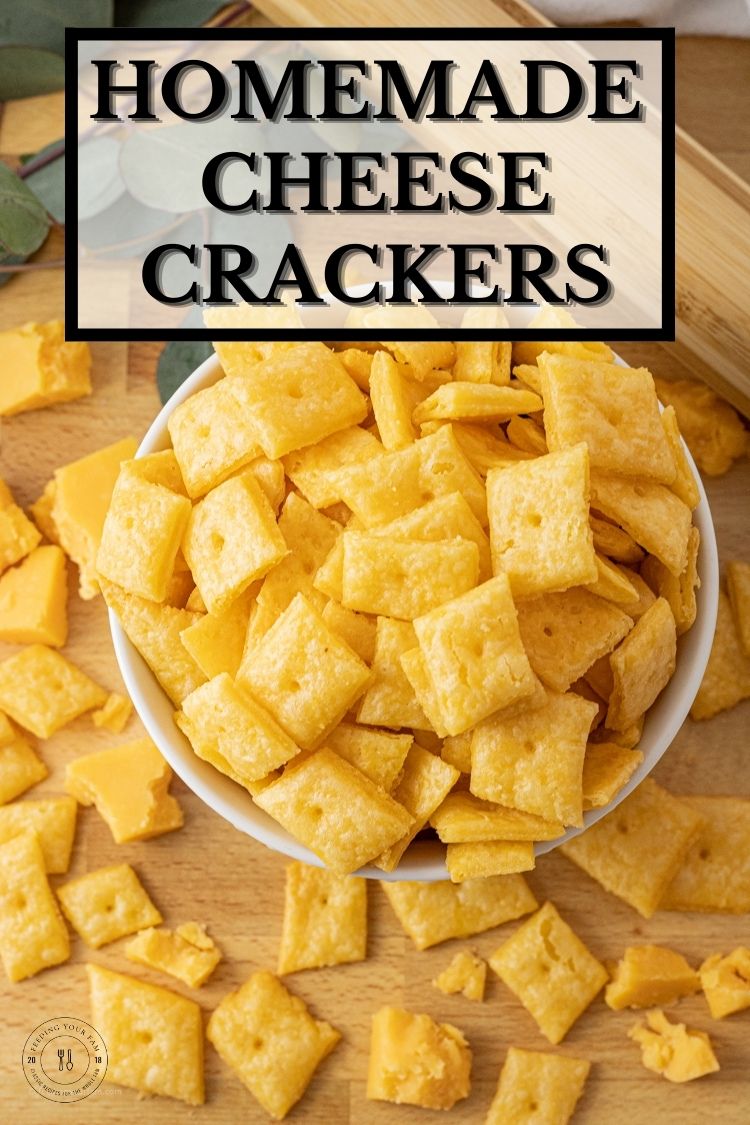 Cheese crackers take just 7 ingredients and are crunchy, buttery, cheesy and delicious. Homemade Cheese Crackers are super easy to make and will have everyone swooning over your baking abilities. This recipe for cheese crackers will become a regular in your home after you make them once.