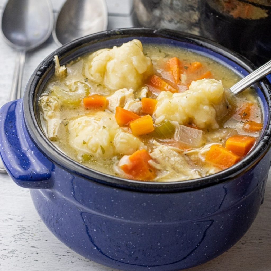 chicken soup with dumplings