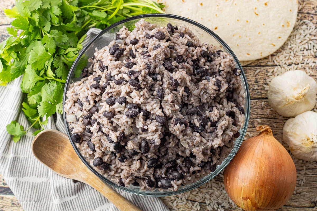 easy black beans and rice recipe