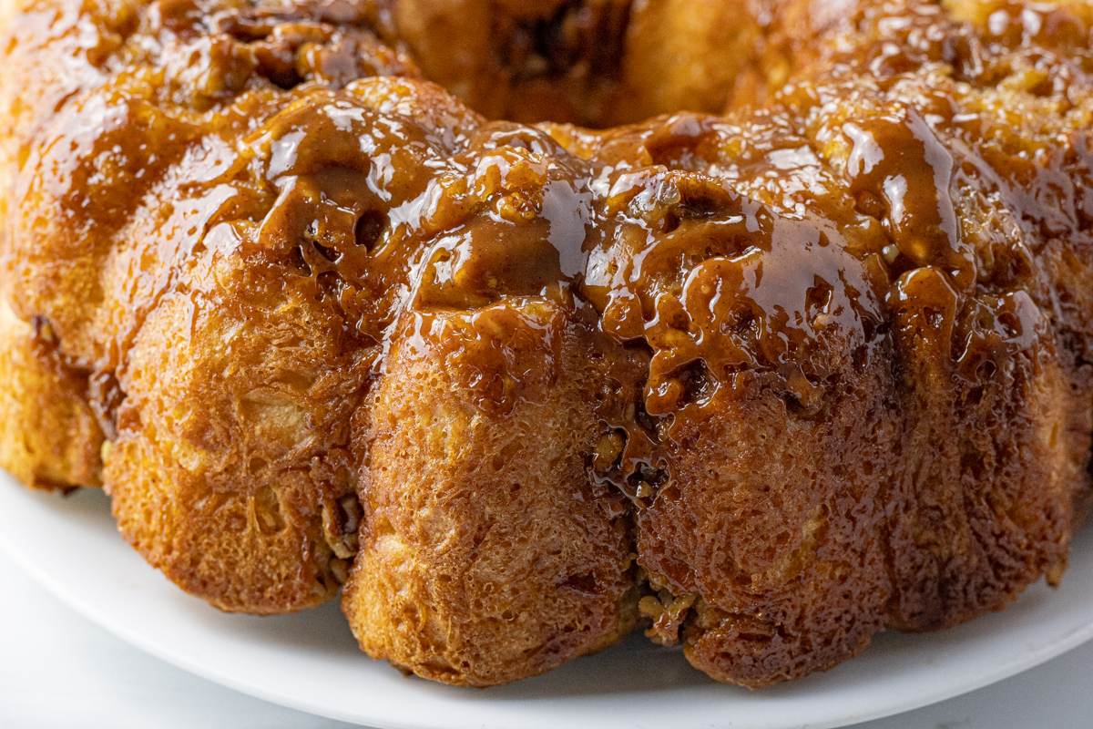 caramel topped rolls with pecans