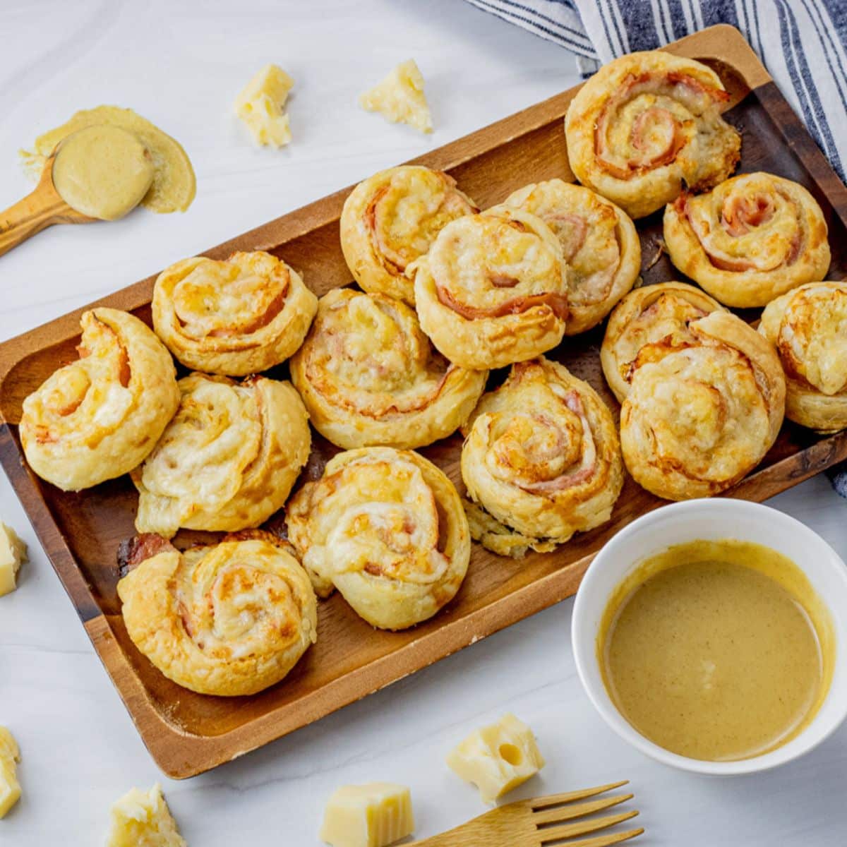 Ham and Cheese Pinwheels