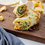 ham and cheese egg roll ups