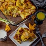 breakfast casserole made with bread