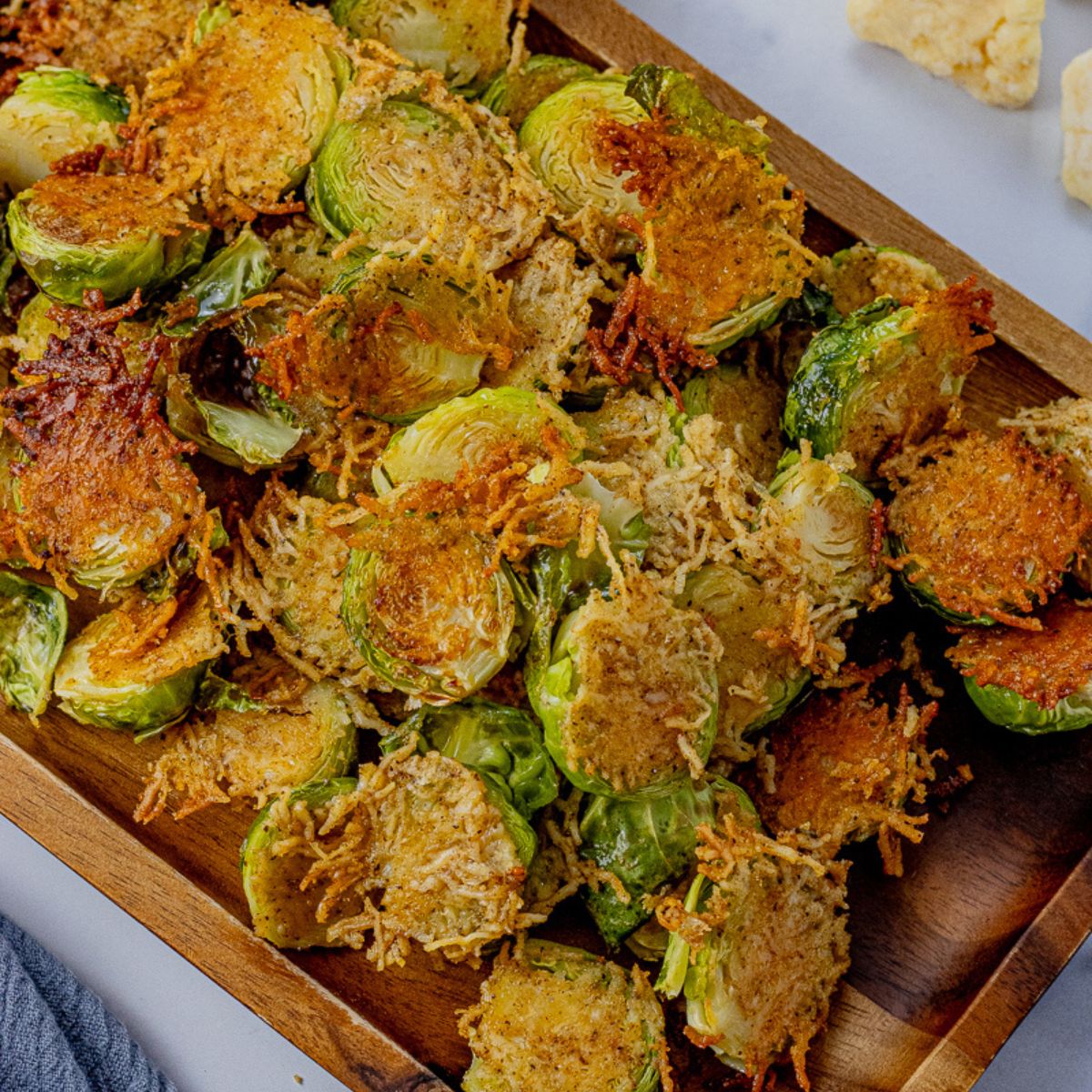 Parmesan Crusted Brussels Sprouts