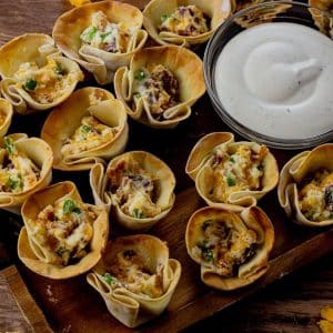 gyoza wrappers filled with cream cheese jalapeno filling