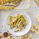 creamy asparagus recipe in a cream sauce
