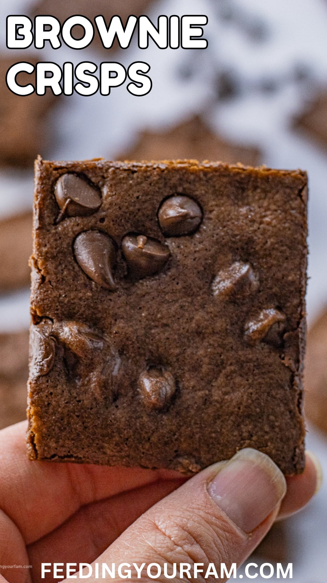 Brownie Crisps are so easy to make at home and are like having all edge brownies. They are crispy, chocolatey and delicious. These brownie thins take just 8 ingredients to make and are perfect for satisfying your sweet tooth!