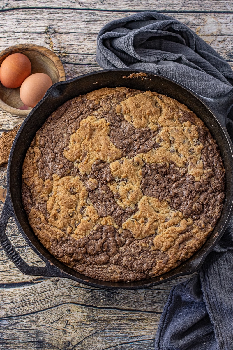 brownie cookie skillet recipe
