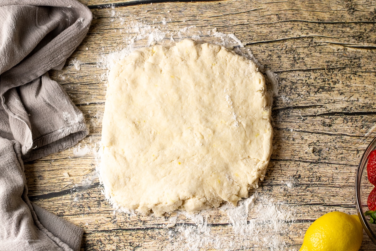 shortbread biscuit doughj